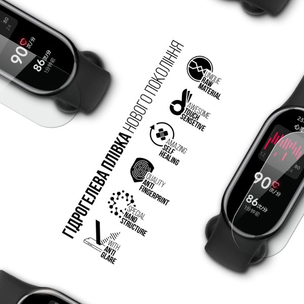 Фото - Защитная пленка для фитнес-браслета Armorstandart Matte for Xiaomi Mi Band 8 9 шт. (ARM92117)